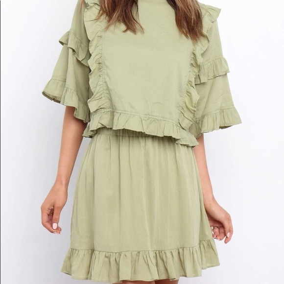 ALESSIA TOP - GREEN - Picture 3 of 4